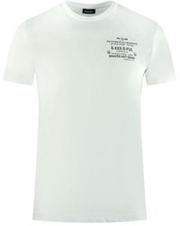 DIESEL - The Future Of All Yesterdays Logo White T-shirt - Lyst