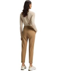 BOSS - Tachinoa Solid Patterned Straight Chinos - Lyst