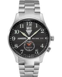 Junkers Original - Iron Annie Ju52 Series Quartz Watch With Steel Bracelet 6640M-2 Stainless Steel - Lyst