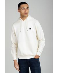 Tokyo Laundry - Brushed Back Fleece Hoody With Small Chest Logo - Lyst