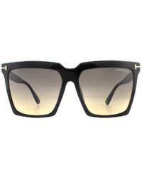 Tom Ford - Sunglasses Sabrina 02 Ft0764 01B Shiny Smoke Gradient - Lyst