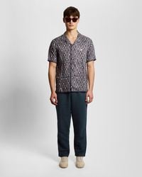 Lyle & Scott - Relaxed Fit Linen Blend Trousers - Lyst
