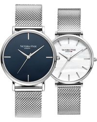 Victoria Hyde London - Couple Watches Gift Set Stainless Steel - Lyst