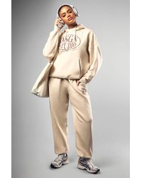 Boohoo - Dsgn Studio Slogan Hooded Tracksuit - Lyst