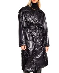 Saint Laurent - Belted Coats - Lyst