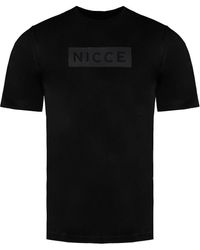 Nicce London - Short Sleeve Crew Neck Cotton Peak T-Shirt 0211 K002 0001 - Lyst