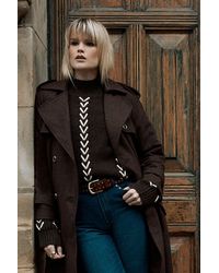 Warehouse - Whipstitch Detail Oversized Jumper - Lyst