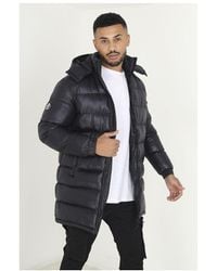 Good For Nothing - Longline Hooded Padded Jacket - Lyst