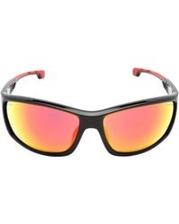 Carrera - Sonnenbrille „Carduc" Mit Rotem Und Schwarzem Rahmen Und Mehrschichtigen Gläsern - Lyst