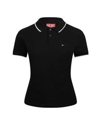 DIESEL - T Tendy Microdiv Short Sleeve Polo Shirt - Lyst