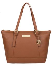 Pure Luxuries - 'Emily' Leather Tote Bag - Lyst