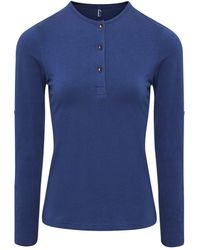 PREMIER - Ladies Long John Roll Sleeve Tee - Lyst