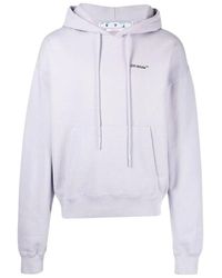 Off-White c/o Virgil Abloh - Caravaggio Arrow Over Dusty Lilac Hoodie Cotton - Lyst