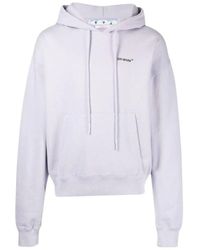 Off-White c/o Virgil Abloh - Caravaggio Arrow Over Dusty Lilac Hoodie Cotton - Lyst
