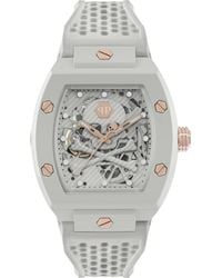 Philipp Plein - The Skeleton Ecoceramic Watch Pwvba0123 Silicone - Lyst