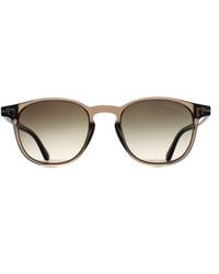 Tom Ford - Round Shiny Light Gradient Holt-02 Ft1302 - Lyst