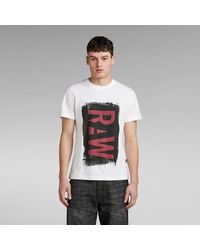G-Star - G-Star Raw Painted Raw Graphic T-Shirt - Lyst