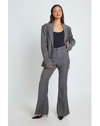 Boohoo - Tall Tailored Slim Flare Trousers - Lyst