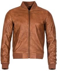 Infinity Leather - Retro Varsity Bomber Jacket-Pretoria - Lyst
