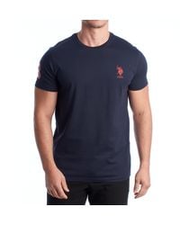 U.S. POLO ASSN. - Cotton Short Sleeve T-Shirt Us42154027 - Lyst