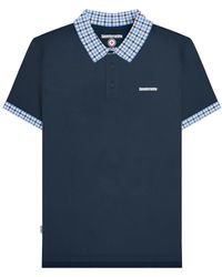 Lambretta - Ss25 Gingham Polo Shirt Cotton - Lyst