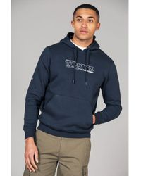 Tokyo Laundry - Cotton Blend Hoody With Branding Print - Lyst