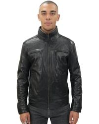 Infinity Leather - Classic Biker Jacket-Caracas - Lyst