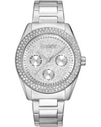DKNY - Dk1L078M0015 Ladies Chambers Glitz Watch - Lyst