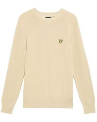 Lyle & Scott - And Ribbed Crew Neck Raglan Sleeve Sweater - Lyst