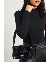 Boohoo - Sequin Shoulder Bag - Lyst