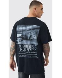 BoohooMAN - Oversized Disney Cars License Back Print T-shirt - Lyst