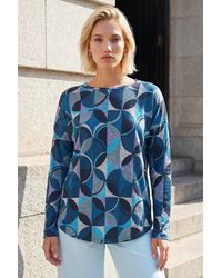 Roman - Geo Print Snit Top - Lyst
