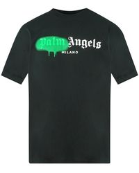 Palm Angels - Pmaa001s20413054 1055 Black T-shirt - Lyst