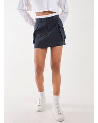 Pink Vanilla - Boxer Style Utility Mini Skirt - Lyst