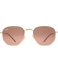 Ray-Ban - Square Polished Gradient Hexagonal Rb3548N Metal (Archived) - Lyst
