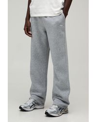 BoohooMAN - Straight Fit Dot Embroidered Jogger - Lyst