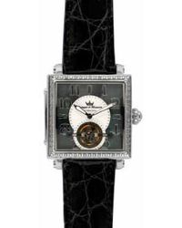 Yonger & Bresson - Yonger Band With Diamonds On The Bezel Watch Leather - Lyst