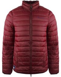 Aquascutum - London Logo Bordeaux Active Jacket Polyamide - Lyst
