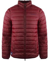 Aquascutum - London Logo Bordeaux Active Jacket Polyamide - Lyst