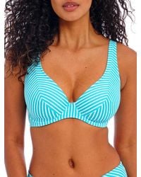 Freya - Jewel Cove High Apex Bikini Top - Lyst