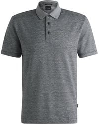 BOSS - H-Press 28 Polo Shirt Dark Cotton - Lyst