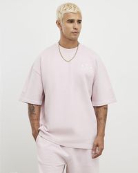 River Island - T-Shirt Oversized Fit Lisiere Studios Cotton - Lyst