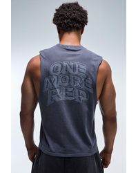 BoohooMAN - One More Rep Washed Regular Fit Tank - Lyst