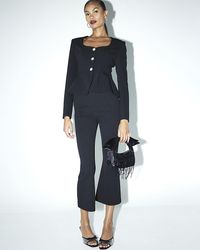 River Island - Blazer Fitted Peplum - Lyst