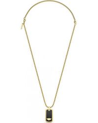 Police - Peagn0038602 Stamp Necklace - Lyst