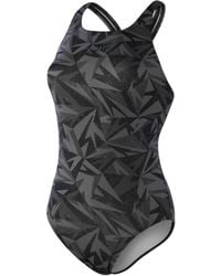 Speedo - Ladies Hyper Boom Allover Medalist One Piece Swimsuit - Lyst