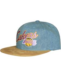 Mitchell & Ness - Nba Los Angeles Lakers Schriftzug Cap - Lyst