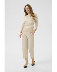 Kaffe - Pullover Kalizza Tight Fit Cream - Lyst
