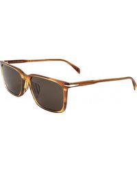 David Beckham - Db1163-F-S-Ex4-58 58Mm Horn Sunglasses - Lyst