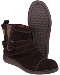 Rocket Dog - Ladies Mint Suede Fabric Loop Pull On Ankle Boots - Lyst